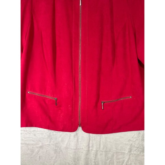 Studio Works womens size 20W zip Up Blazer Jacket with pockets witb Zipper - Picture 4 of 16